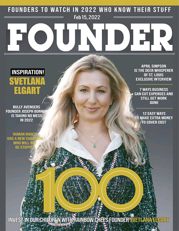 Svetlana Elgart Cover Founder Magazine